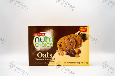 Britannia Nutri Choice Oats Chocolate & Almond Cookies