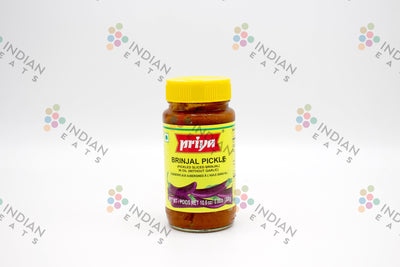 Priya Brinjal Pickle (Eggplant) No Garlic