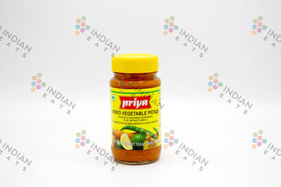 Priya Mixed Vegetable Pickle No Garlic