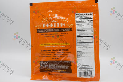Deep Khakhara - Ragi Coriander Chili