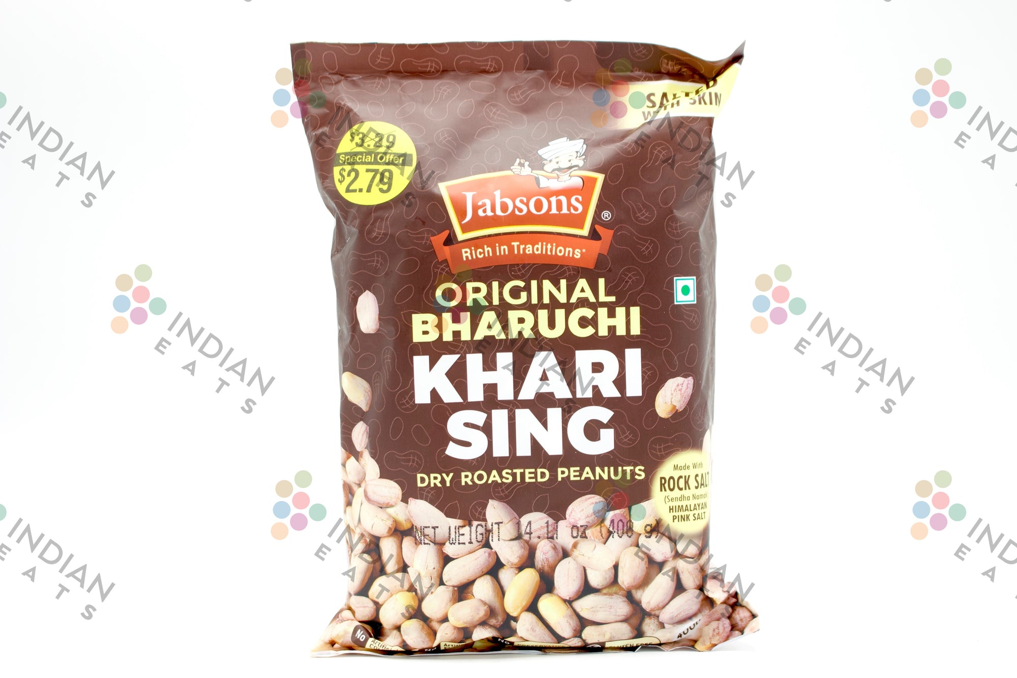 Jabsons Original Bharuchi Khari Sing Dry Roasted Peanuts